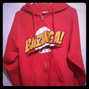 Big Bang Theory Hoodie Sweatshirt BAZINGA!